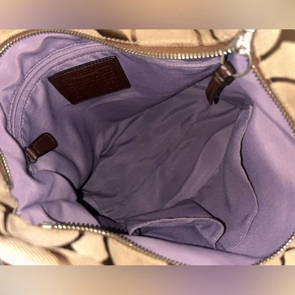 Coach Y2K Signature C Canvas Hobo Bag -EUC- F1257-F15067 - Picture 9 of 16